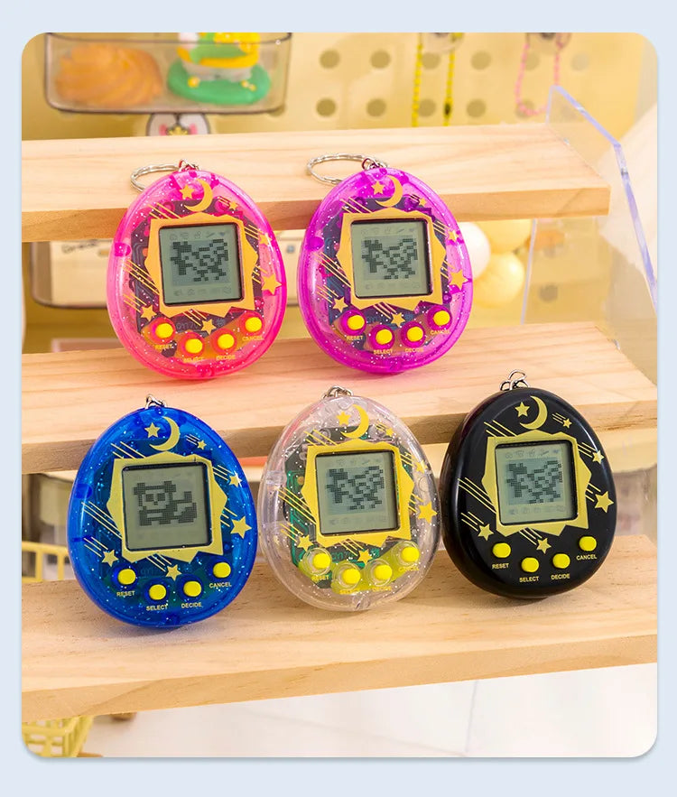 Pet machine, feeding elf, handheld electronic pet machine, nostalgic game machine, childhood toys for boys and girls, gifts